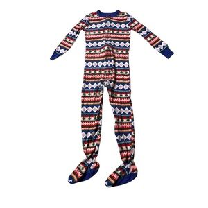 Old Navy Multicolor Geometric Kids Footie pyjamas